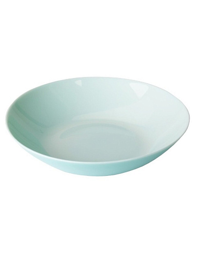 Тарелка суповая, стеклокерамика, 20 см, круглая, Lillie Turquoise, Luminarc, Q6429, бирюза