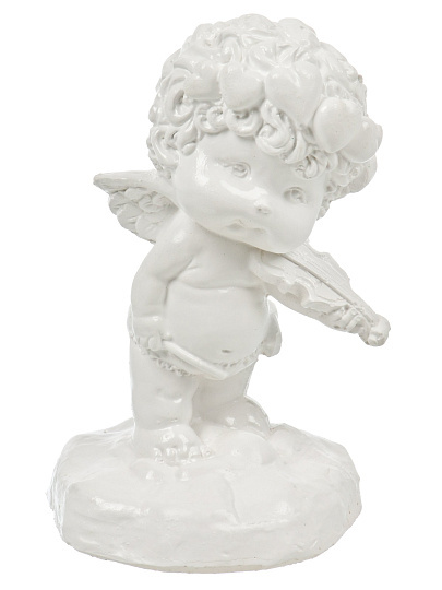 Фигурка декоративная, Амур со скрипкой, 14х9 см, арт. 511