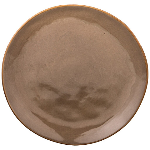 Тарелка десертная, керамика, 20.5 см, круглая, Concerto, 408-106, серая