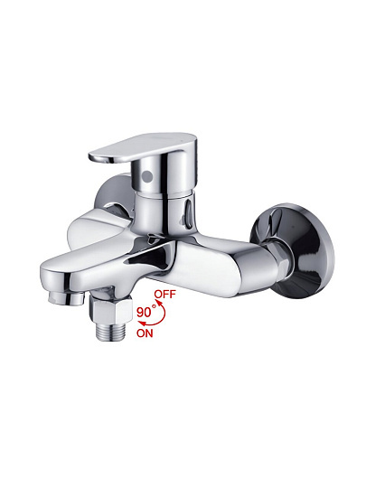 Смеситель для ванны, Potato, короткий излив, с картриджем, P3031