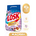 Стиральный порошок Лоск, 2.7 кг, автомат, универсальный, Арома Жасмин и масло Жожоба