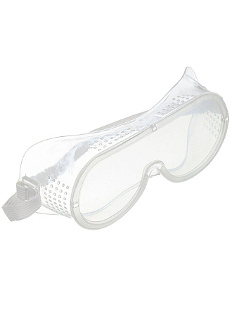 Очки защитные, Bartex, закрытого типа с прямой вентиляцией, 1341105