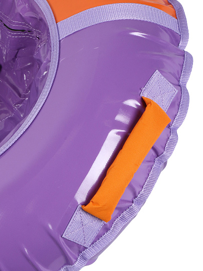 Санки Nika, Фиолетово-оранжевый, 70 см, 70 кг, с буксировочным тросом, с ручками, ТБ1К-70/ФО