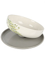 Блюдо керамика, круглое, 23 см, с крышкой, Дикий папоротник, Prima Collection, PC73WF23/HC604R-C3 - фото 5