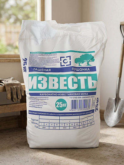 Известь гашеная, 25 кг, Стс