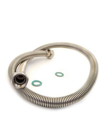 Подводка для газа 1/2''х1 м, г-г, сильфон, ELKA