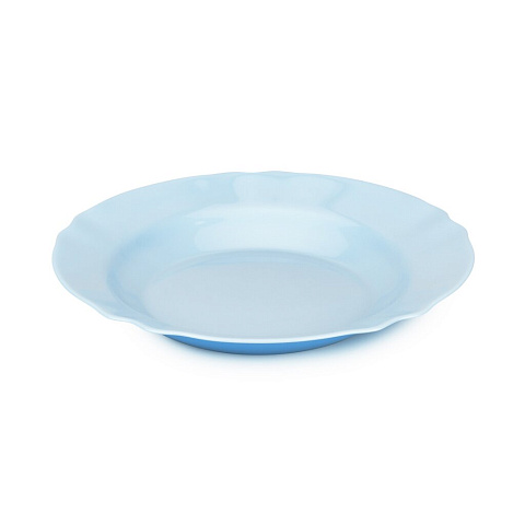 Тарелка суповая, стеклокерамика, 22 см, круглая, Louis XV Light blue, Luminarc, Q3697