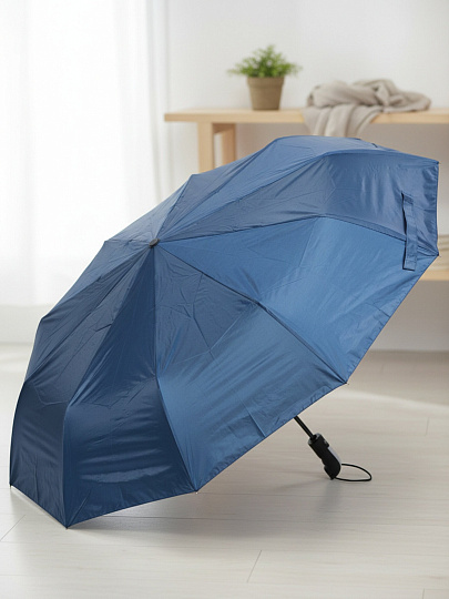 Зонт складной автомат, 10 спиц, 58 см, синий, Y4-11562