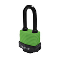 Замок навесной Trodos, ВС-SP-50L, 210 252, блистер, дисковый, всепогодный, зеленый, 3 ключа