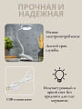 Светильник настольный на прищепке, с USB, белый, абажур белый, YT-DT-083 - фото 3