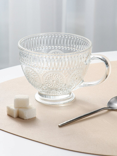 Кружка стекло, 420 мл, Millimi, 806-197