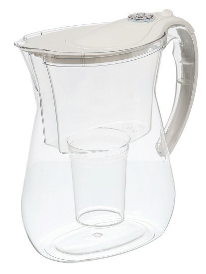 Фильтр-кувшин Аквафор, Лион, 1 ступ, 3.8 л, бел, 800304