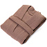Халат унисекс, вафельный, хлопок, коричневый, 48-50, 50-52, Кимоно - фото 3