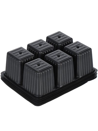 Кассета рассадная 5 шт, 180х135х60 мм, 6 ячеек, ГазонCity