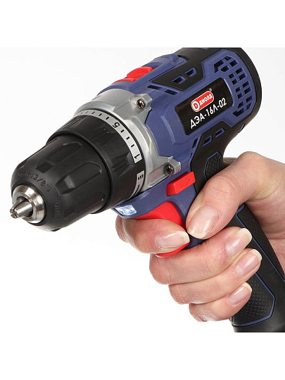 Дрель-шуруповерт аккумуляторный, Диолд, ДЭА-16Л-02, бесщеточный, 16 В, кейс, 10022161