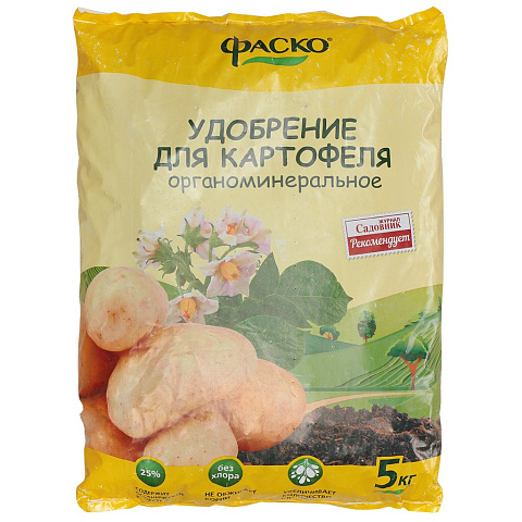 Удобрение Картофель, органоминеральное, гранулы, 5 кг, Огородник