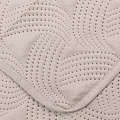 Покрывало 2-спальное, 200х180 см, 100% полиэстер, стеганое, Silvano, Ультрасоник Геометрия, молочный/серо-бежевое - фото 6