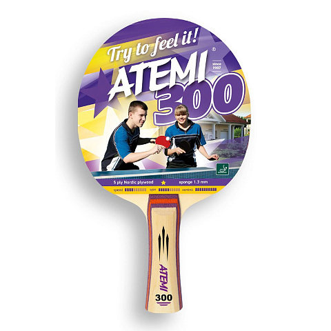 Ракетка для настольного тенниса Atemi 300 CV, 00000030326