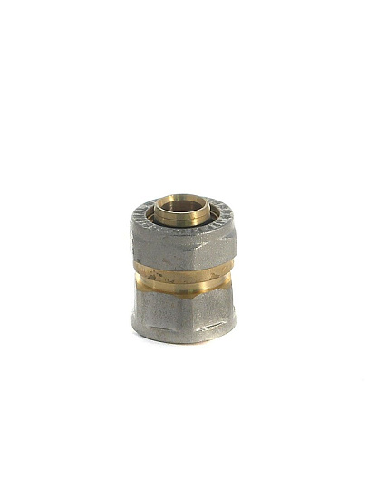 Металлопластиковая муфта d20х1/2'', с цангой и гайкой, Frap, F305.2004