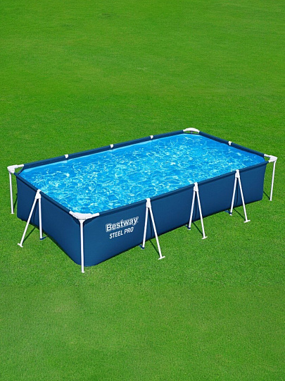 Бассейн каркасный Bestway, 400х211х81 см, Steel Pro, 56405, 5700 л
