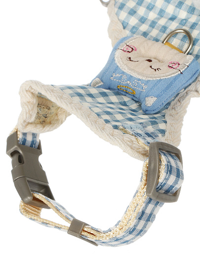 Шлейка для кошек, декоративная, с воланом, 1.5 см, в ассортименте, Y4-11383