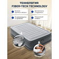 Кровать надувная Intex, 191х99х33 см, 67766ND, насос встроенный, электрический, флокированная, с сумкой, с ребрами жесткости, 136 кг - фото 11