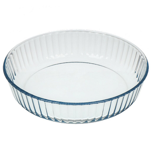 Форма для запекания стекло, 26 см, 2.1 л, круглая, с волнистым краем, Pyrex, Bake&Enjoy, 818B000/5046