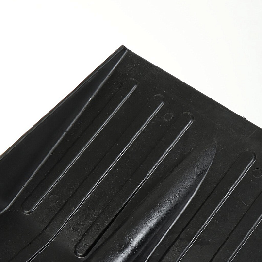 Лопата для снега пластик, 410х350х1000 мм, черенок алюминиевый, Агропласт, Авто-Ирбис, С0019