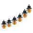 Фонарь садовый Uniel, Lanterns USL-S-121/PT2500, на солнечной батарее, подвесной, пластик, 8х11 см - фото 3