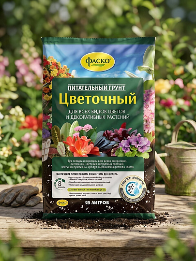 Грунт Цветочный, для комнатных растений, 25 л, Фаско
