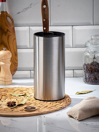 Подставка для ножей, металл, цилиндрическая, 22.2х11х11 см, Y4-7188