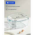 Кастрюля стекло, 2.5 л, с крышкой, крышка стекло, квадратная, Daniks, HSAC250F, прозрачная - фото 9