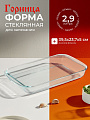Форма для запекания стекло, 23.7х39.5х5 см, 2.9 л, прямоугольная, с ручками, Горница, Ф2301