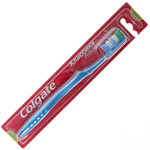 Зубная щетка Colgate, Классика Плюс, средней жесткости, FVN50306, в ассортименте