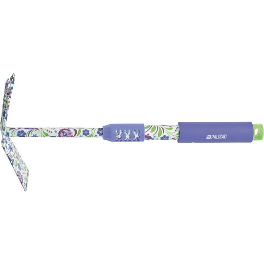 Мотыжка комбинированная, 70х385 мм, стальная, удлиненная рукоятка, FLOWER MINT, Palisad, 62048