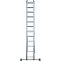 Лестница приставная, 3 секции, 12 ступеней, алюминий, 3 м, 150 кг, Новая высота, NV 1230, 1230312 - фото 19