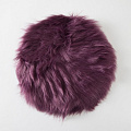 Сидушка на стул меховая Доляна «Пушинка» цв.фиолетовый d 30 cm,100% п/э, 4386259 - фото 2