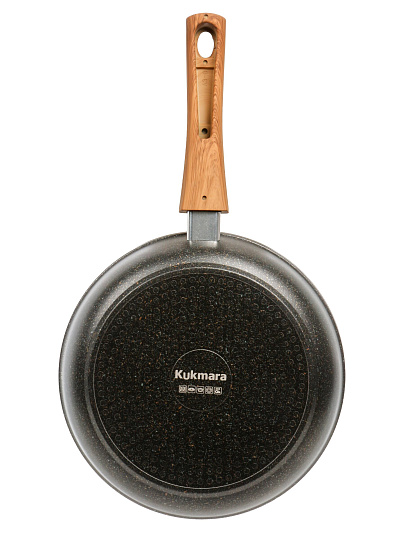 Сковорода алюминий, 24 см, антипригарное покрытие, Kukmara, Granit Ultra Induction original, съемная ручка, индукция, сгоиш242а