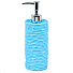 Дозатор для жидкого мыла, пластик, 7х15х20 см, синий, RE1320AA-LD - фото 2