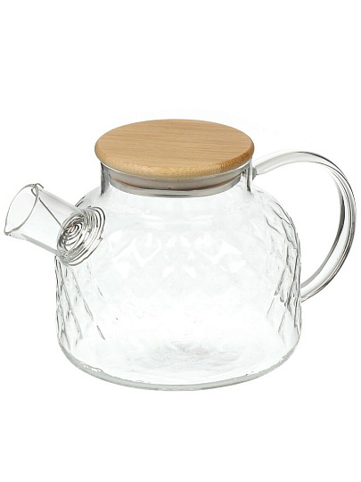 Чайник заварочный стекло, 1 л, с ситечком, Daniks, B050190