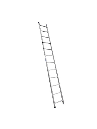 Лестница приставная, 1 секция, 12 ступеней, алюминий, 3.35 м, 150 кг, Alumet, 5112