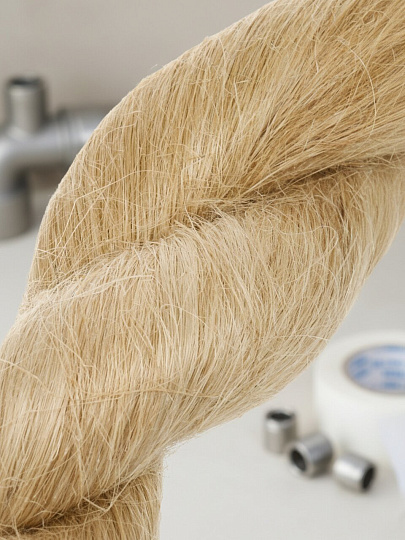 Лен сантехнический 200 г, чесаный, Sanfix, индивидуальная упаковка, 40730