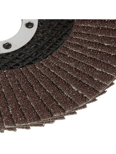 Круг лепестковый торцевой Tytan, Professional, диаметр 125 мм, посадочный диаметр 22.23 мм, зернистость A60, 30303