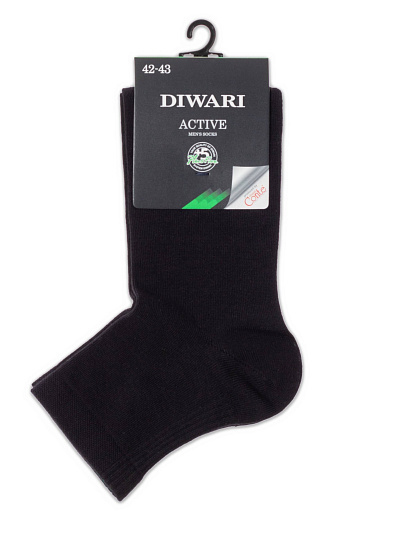 Носки для мужчин, хлопок, Diwari, Active 148, черные, р. 27, 20С-138СП