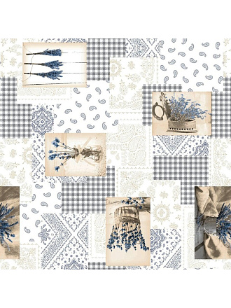 Клеенка Silvano, 1.4х20 м, ПВХ на нетканой основе, WF-5890A