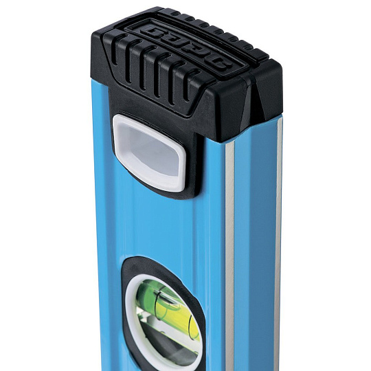 Уровень алюминиевый, 1000 мм, профиль 1,6 мм, фрезерованный, 3 глазка, Барс, 34426