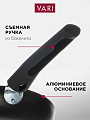Сковорода алюминий, 26 см, антипригарное покрытие, Vari, Лучшая цена, с крышкой, KSKR14226 - фото 2