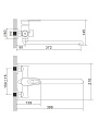 Смеситель для ванны, Эверест, с картриджем, красный, B22-274C - фото 6