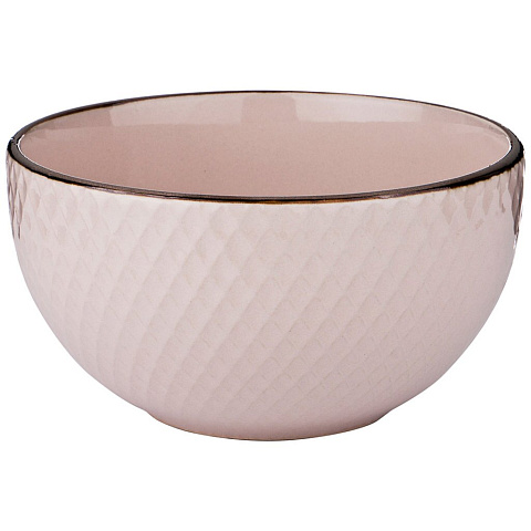 Салатник диаметр=14 см объем 620 мл коллекция "графика" цвет:розовый отлив, 191-110