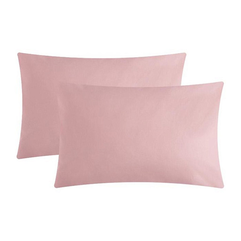 Комплект наволочек "Этель" 50*70 см - 2 шт, нежно-розовый, 100% хлопок, поплин 5388866